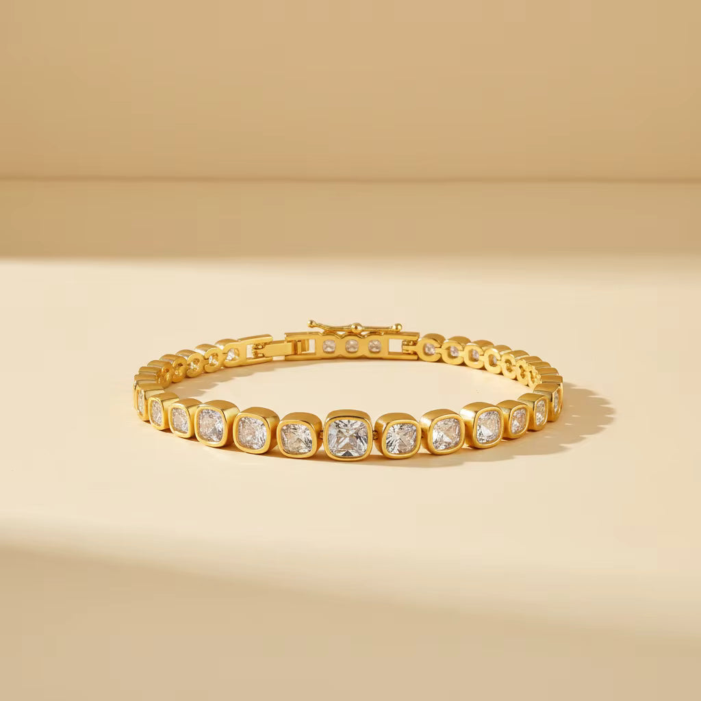 Luxury 22K/18K Gold Lab Grown Diamond Bracelet Jewelry