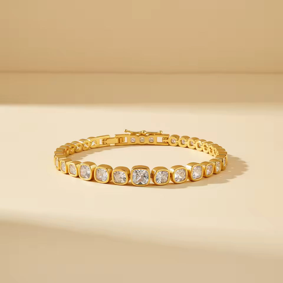 Luxury 22K/18K Gold Lab Grown Diamond Bracelet Jewelry