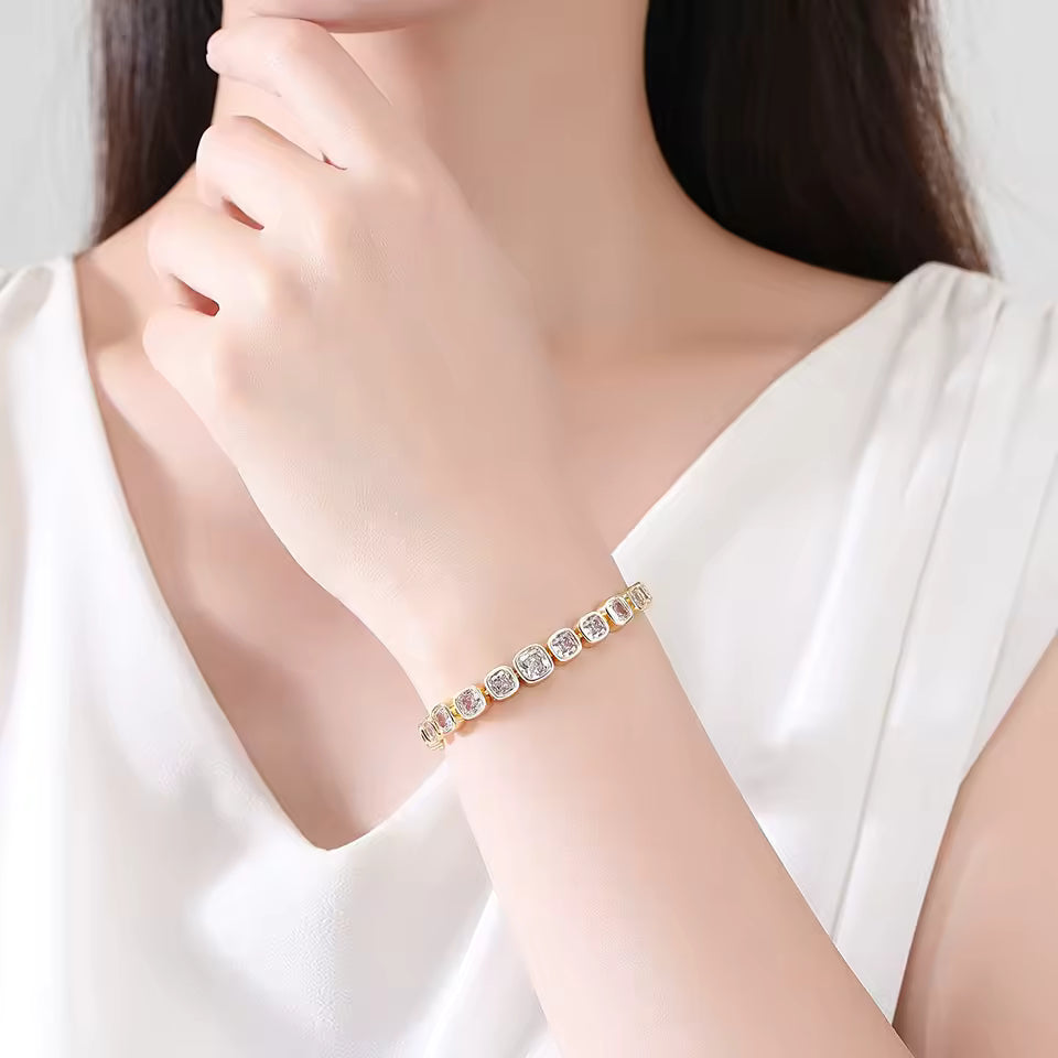 Luxury 22K/18K Gold Lab Grown Diamond Bracelet Jewelry